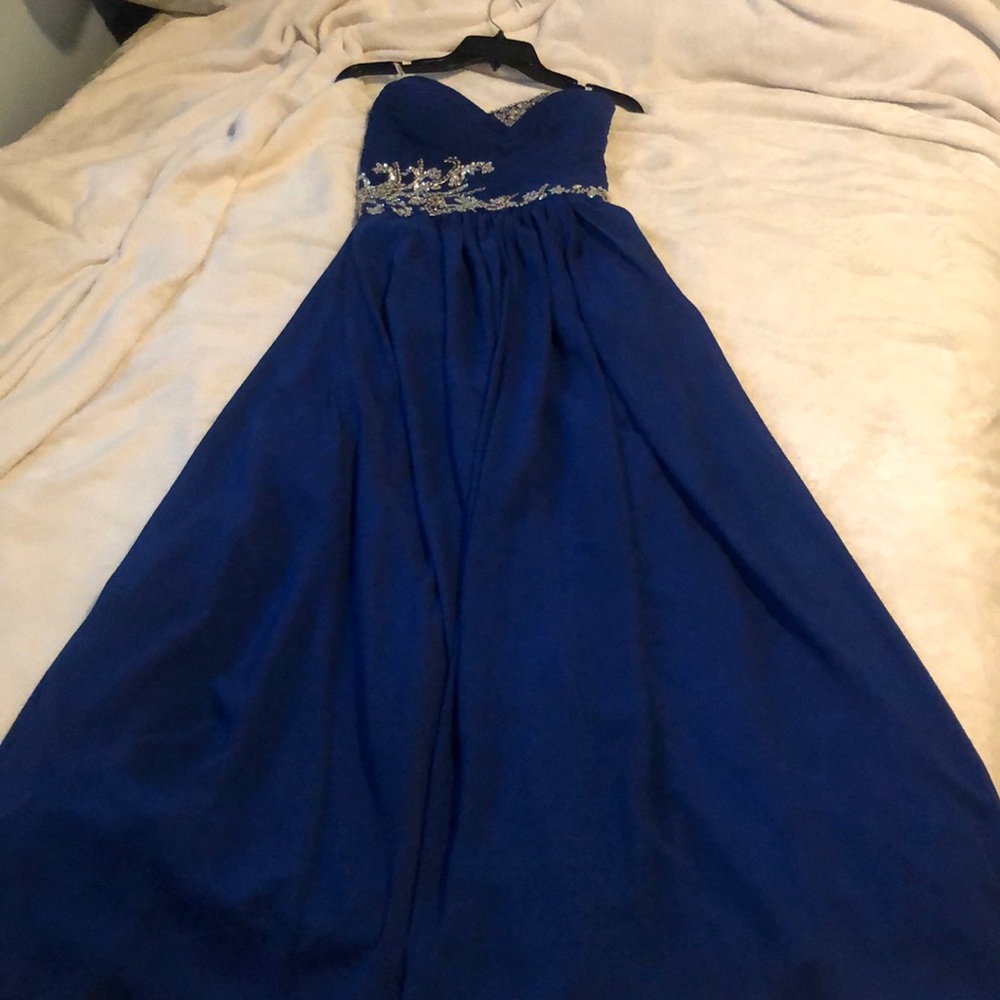 Royal Blue Prom Dress Size 6-8
